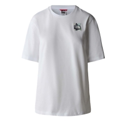 T-Shirt Blanc Femme The North Face NF0A4SYAIW91