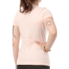 T-shirt Rose Femme Guess Gold