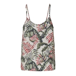 Débardeur Blanc/Vert Femme Only Selina
