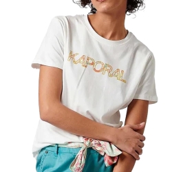 T-shirt Blanc Femme Kaporal FANJOE