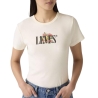 T-Shirt Blanc Femme Levi's Graphic Rickie
