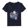T-shirt Marine Femme TBS LUGDITEE
