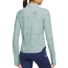 T-shirt Manches Longues Vert Femme Nike Midlayer