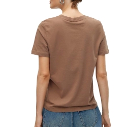 T-shirt Marron Femme Vero Moda Paulina