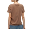 T-shirt Marron Femme Vero Moda Paulina