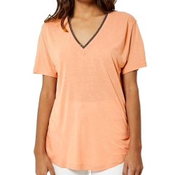 T-shirt Orange Femme Kaporal Jorixe