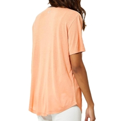 T-shirt Orange Femme Kaporal Jorixe