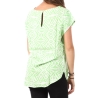 Top Vert à motifs Femme Only Nova