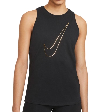 Débardeur Noir Femme Nike Dry Tank