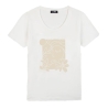 T-shirt Blanc Femme TBS OSIATTEE