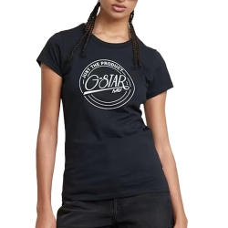 T-shirt Marine Femme G-Star Raw Large Logo