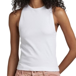 Débardeur Blanc Femme G Star Raw Racer Slim