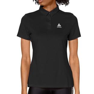 Polo Noir Femme Odlo Tina