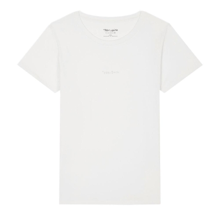 T-shirt Blanc Femme Teddy Smith Ribelle
