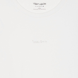 T-shirt Blanc Femme Teddy Smith Ribelle