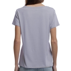 T-shirt Bleu Femme Teddy Smith Mia