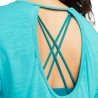 T-shirt Turquoise Femme Nike Lurex