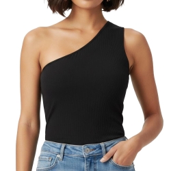 T-Shirt Noir Femme Pieces Cruka