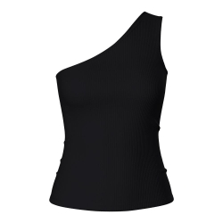 T-Shirt Noir Femme Pieces Cruka
