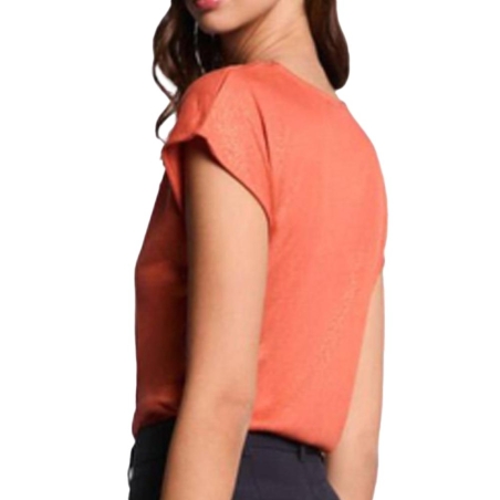 T-shirt Orange Femme Morgan Fantaisie 241 DAGA