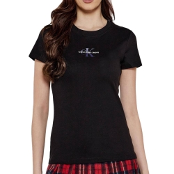 T-shirt Noir Femme Calvin Klein Jeans Gradient