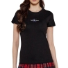 T-shirt Noir Femme Calvin Klein Jeans Gradient