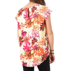 Top Rose à motifs Femme Only Nova