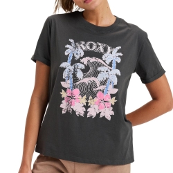 T-shirt Gris Femme Roxy Oceanregular