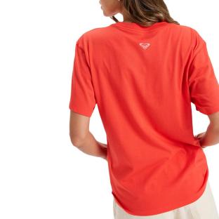 T-Shirt Rouge Femme Roxy Hangloose