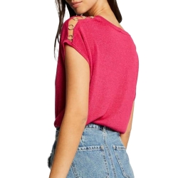 T-Shirt Rose Femme Morgan MRING