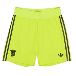 Manchester United Short de gardienne de but Jaune Adidas 2024-25