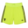 Manchester United Short de gardienne de but Jaune Adidas 2024-25
