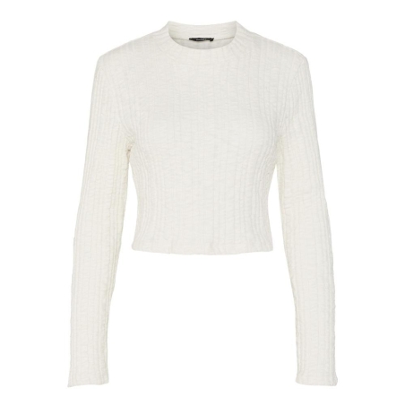 T-Shirt Beige Femme Pieces Luna