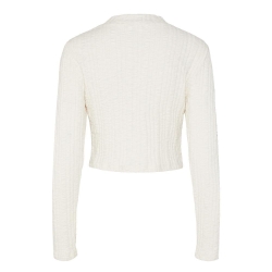T-Shirt Beige Femme Pieces Luna