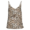 Débardeur Léopard Noir/Marron Femme Vero Moda Eassy