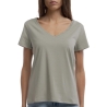 T-shirt Kaki Clair Femme Teddy Smith Mia