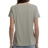 T-shirt Kaki Clair Femme Teddy Smith Mia