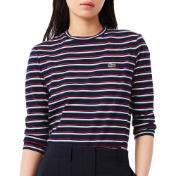 T-shirt Marine Femme Lacoste Long Sleeve
