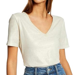 T-shirt Blanc Femme Morgan Dag