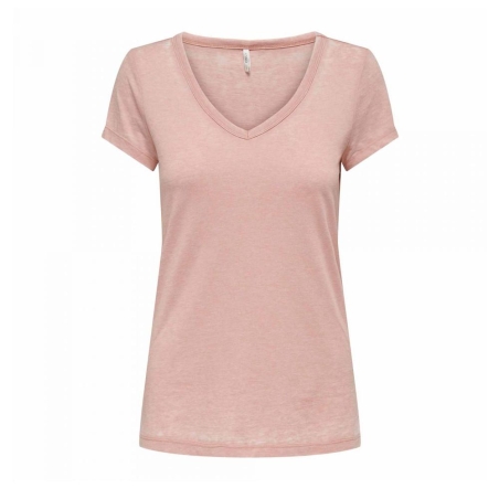 T-shirt Rose Femme Only Wrongly