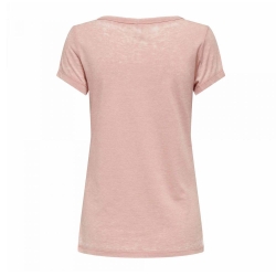 T-shirt Rose Femme Only Wrongly