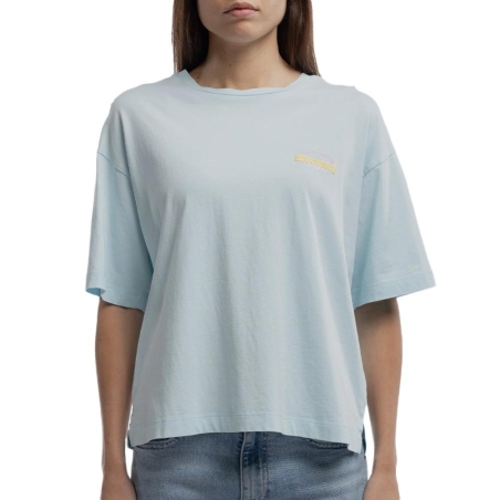T-shirt Bleu Femme Teddy Smith Icy