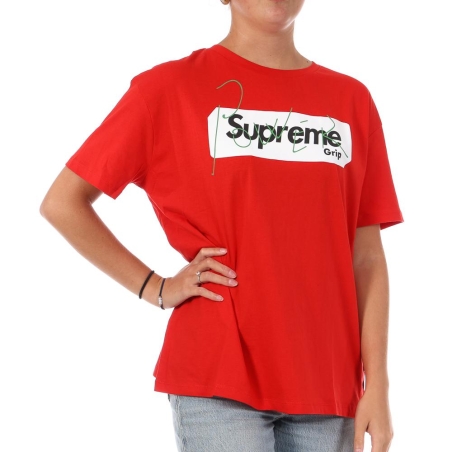T-shirt Rouge Femme Supreme Grip Altaria