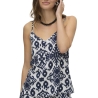 Débardeur Marine/Blanc Femme Vero Moda Easy