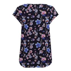 Top Marine à fleurs Femme Only Nova