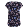 Top Marine à fleurs Femme Only Nova
