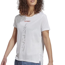 T-Shirt Blanc Femme Adidas Agr