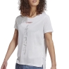 T-Shirt Blanc Femme Adidas Agr
