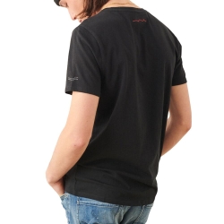 T-shirt Noir femme Teddy Smith Ezio