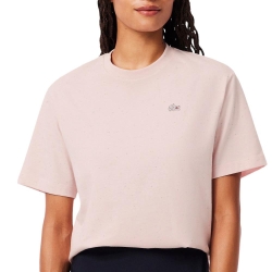 T-Shirt Rose Femme Lacoste T-shirt Relaxed Fit